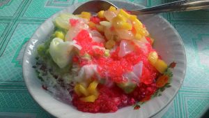 Langkah-langkah Cara membuat Es Teler Santan
