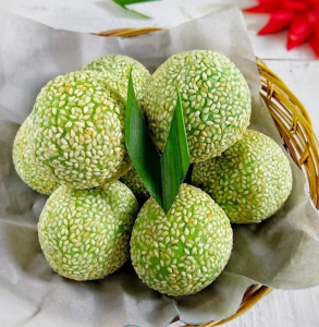 Onde-onde Coklat Pandan