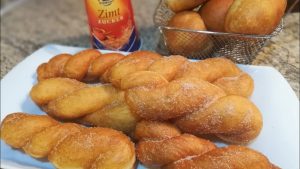 Resep Kue Donat Kepang Isi Pisang