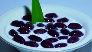 cara membuat bubur candil ubi ungu
