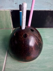 Cara Membuat Tempat Pensil Dari Sabut Kelapa Unik