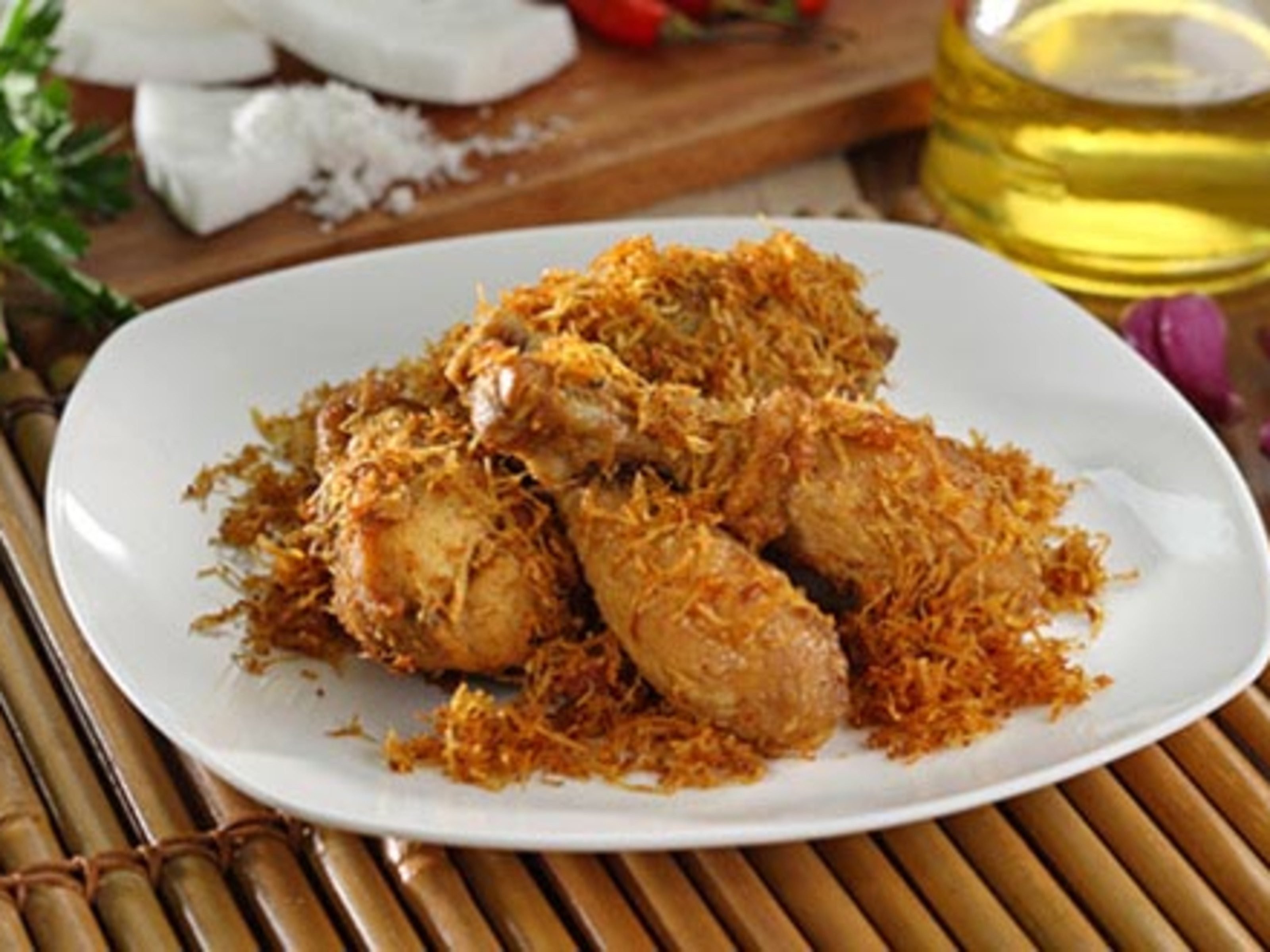 Cara Membuat Ayam Kremes Kelapa Enak Dan Lezat