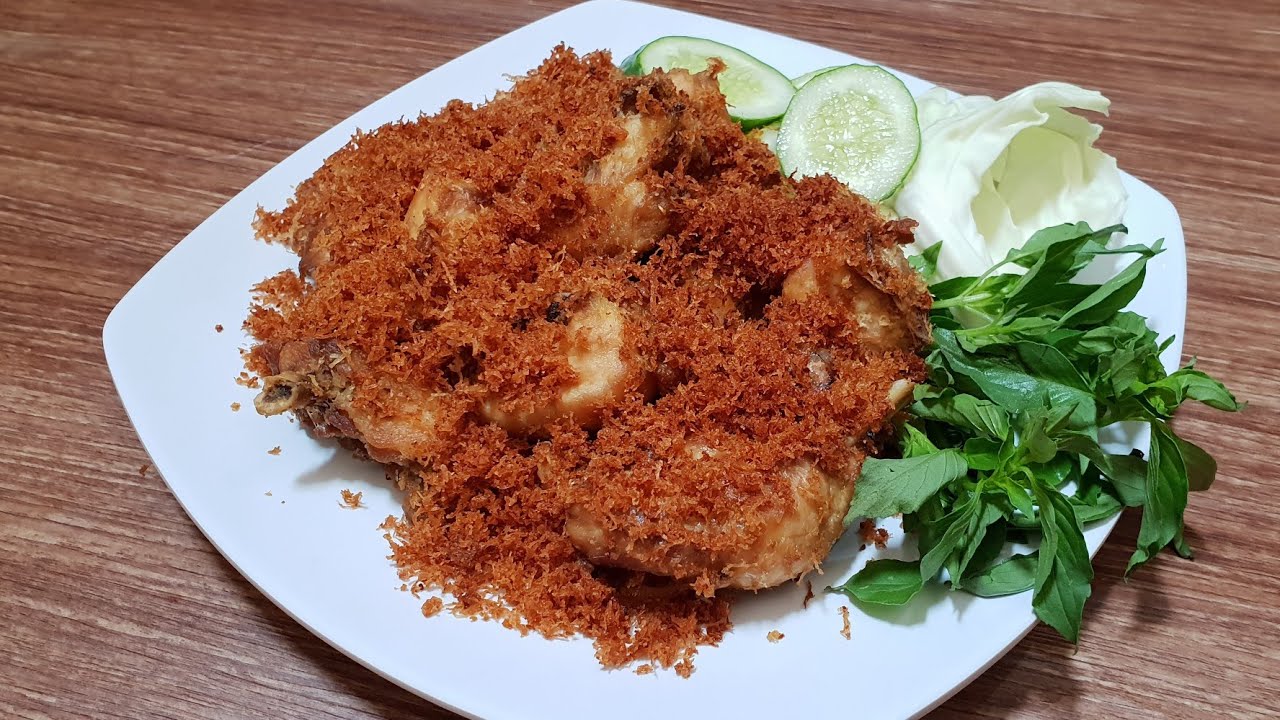 Cara Membuat Ayam Kremes Kelapa
