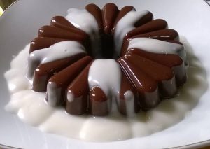 cara membuat puding coklat susu