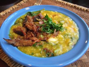 resep bubur manado enak