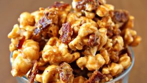 cara membuat popcorn caramel