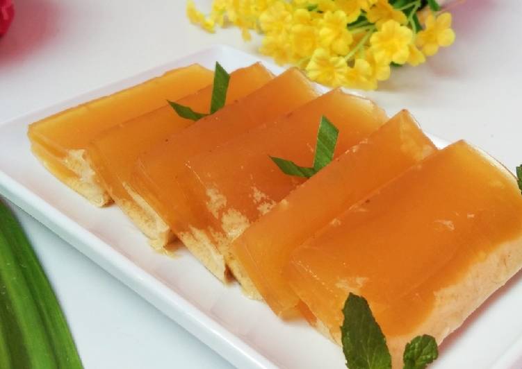 Cara Membuat Puding Air Kelapa Muda Super Lembut