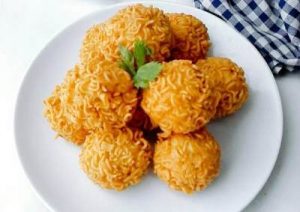 resep bola bola mie instan