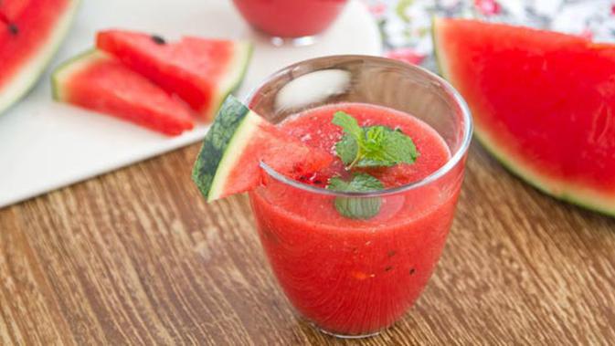 cara membuat jus semangka kekinian