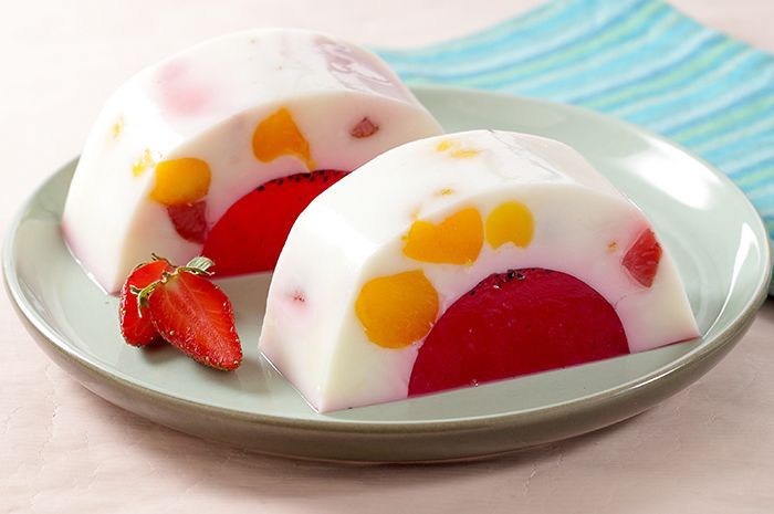cara membuat puding susu putih