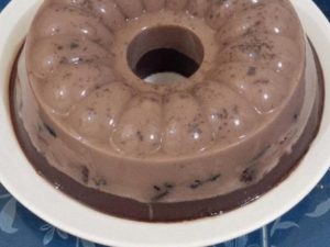 cara membuat puding coklat oro