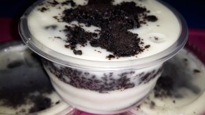 cara membuat puding vla oreo