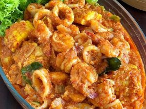 Cara membuat Cumi Saus Padang