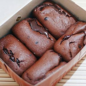 cara membuat kue balok coklat lumer tanpa oven