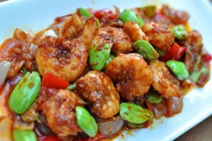 Cara Membuat Udang Pedas Manis