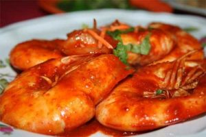 cara membuat udang pedas manis