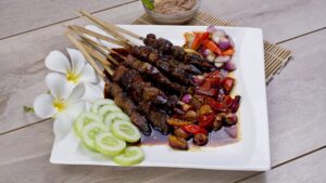 sate kambing bumbu kecap lezat dan gurih