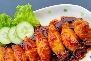 cara membuat cumi bakar pedas manis