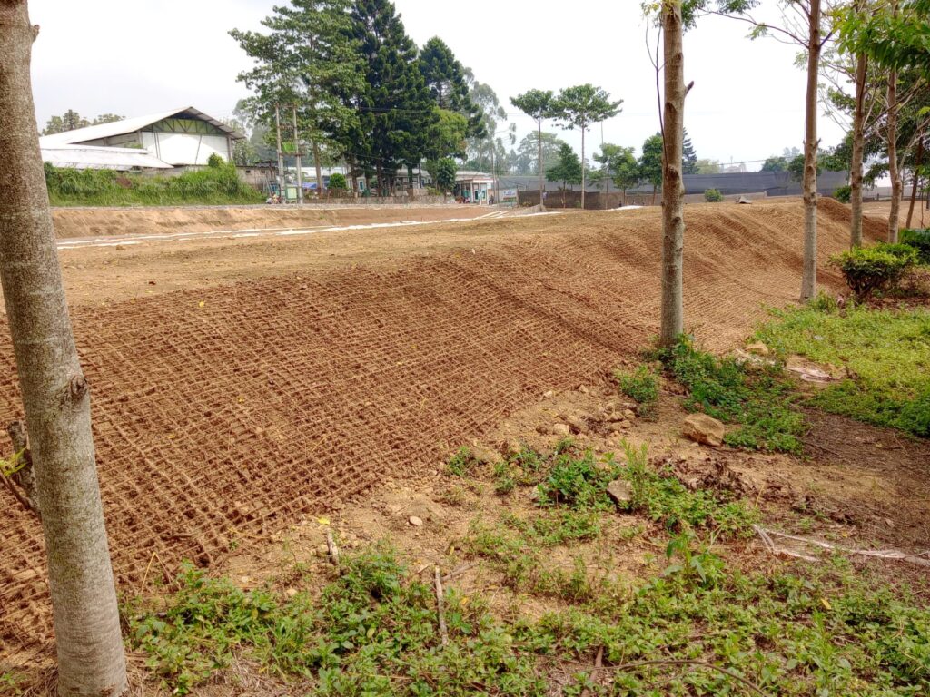 cocomesh alami untuk rehabilitasi hutan tropis