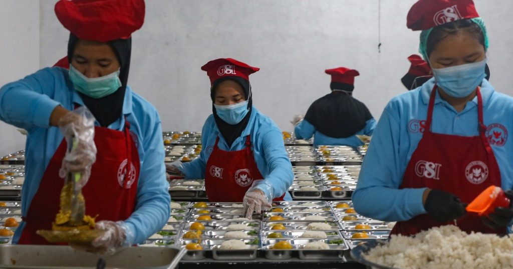 pengendalian porsi dapur makan bergizi