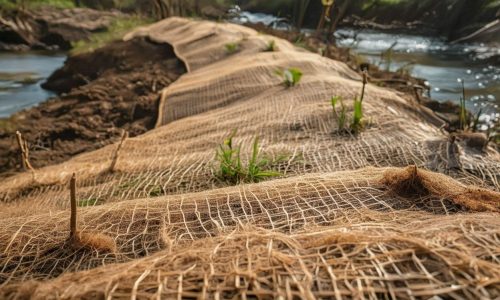 Jaring Sabut Kelapa untuk Rehabilitasi Lahan Paling Efektif