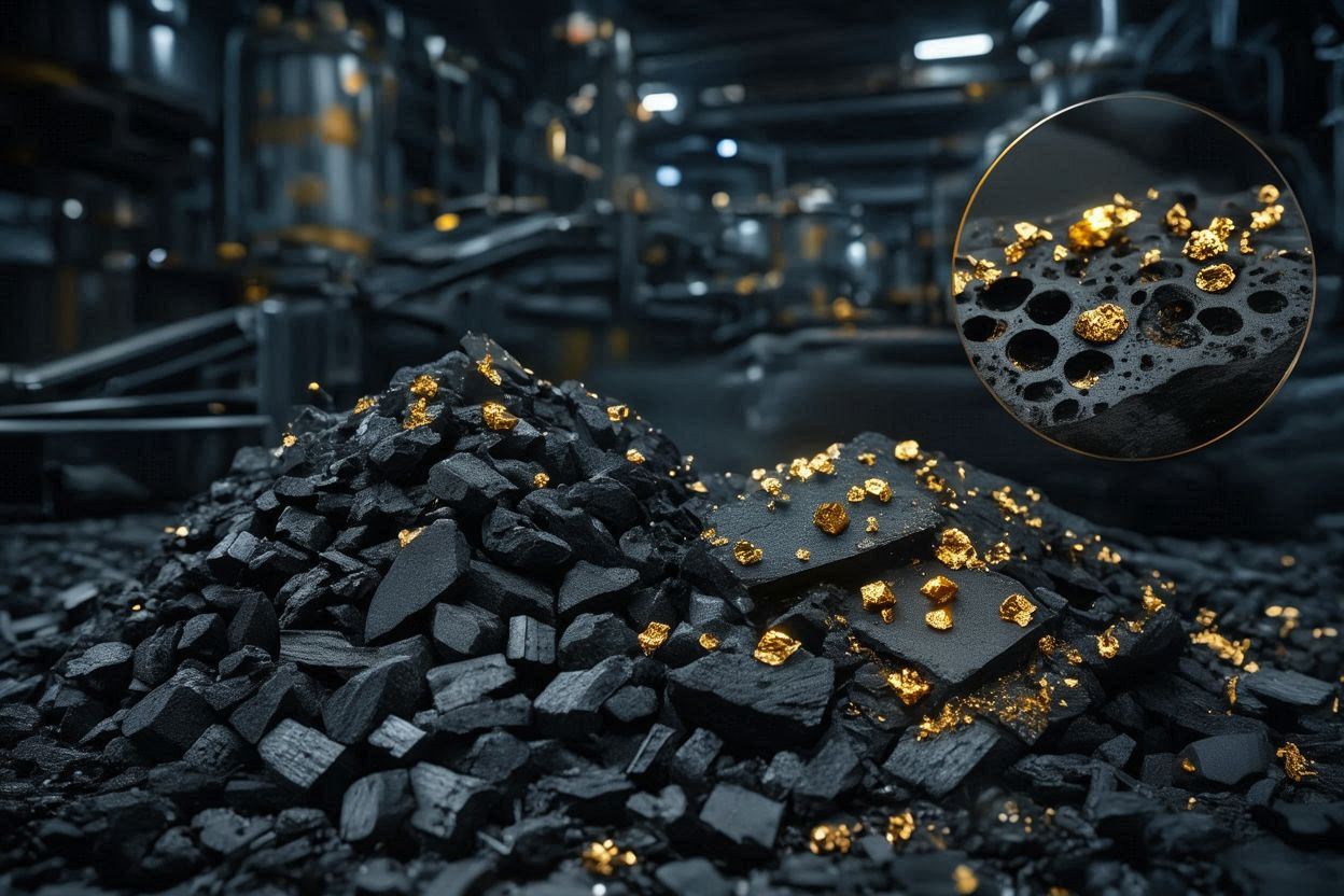 coconut shell charcoal for gold recovery