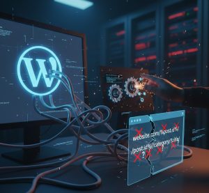 kesalahan setting permalink WordPress