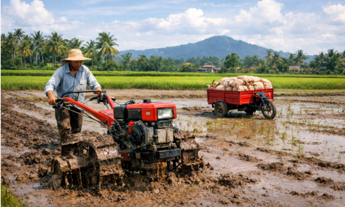 Teknologi Traktor Tangan Pertanian untuk Mendukung Pengolahan Lahan Modern