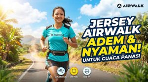 bahan jersey airwalk adem untuk cuaca panas