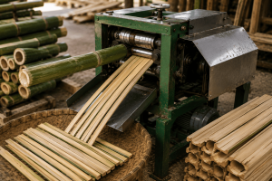 keunggulan mesin pembelah bambu listrik