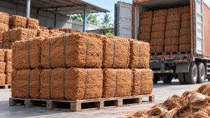 mesin padat sabut kelapa otomatis