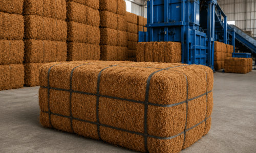 Pengeringan dan Pemadatan Sabut Kelapa Untuk Hasil Cocofiber Lebih Optimal