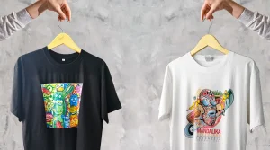 Sablon Kaos Geometris Artistik
